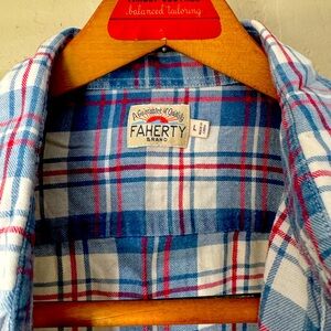 Faherty flannel men’s large